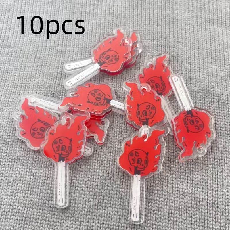 Jewelry & Watches Store - 10pcs acrylic skull pendant, DIY jewelry