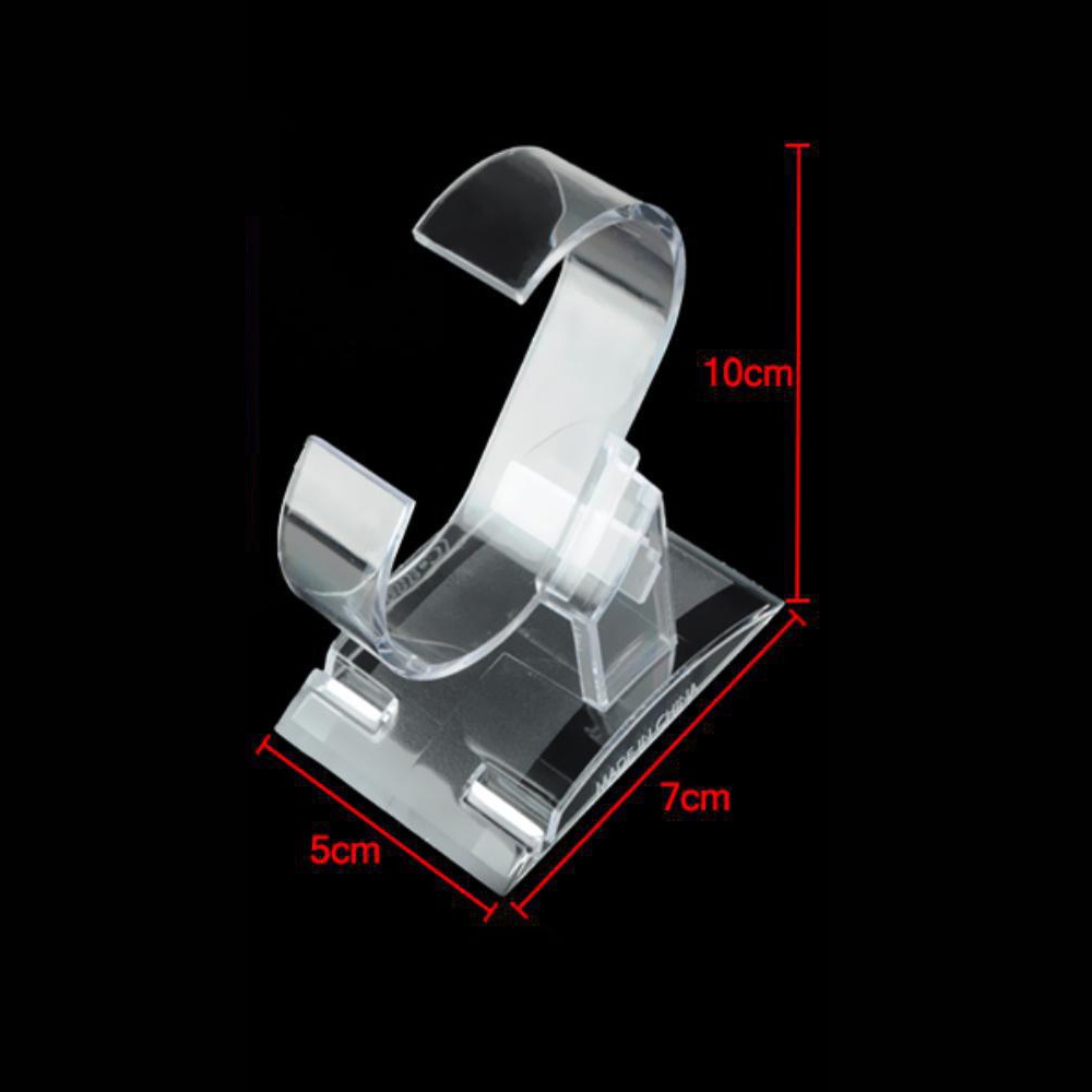 Jewelry And Watches Inc - Universal Clear Watch Rack Plastic C-type