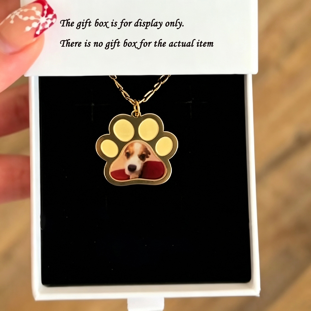 Personalized Pet Paw Colors Pr - Engraved Name Necklace ulasan dan harga