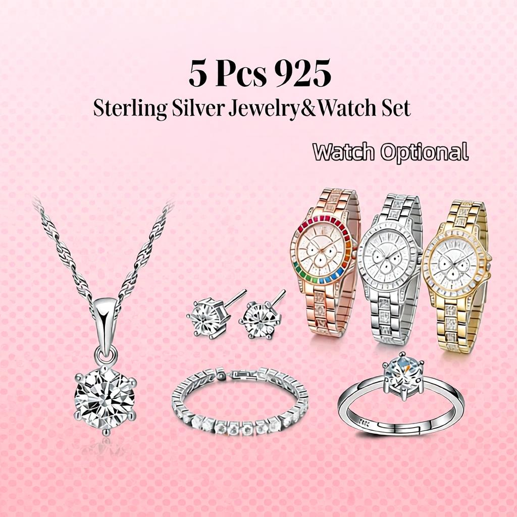 Pretty 925 Sterling Silver Geo - Best Jewelry Watches For Women ulasan dan harga
