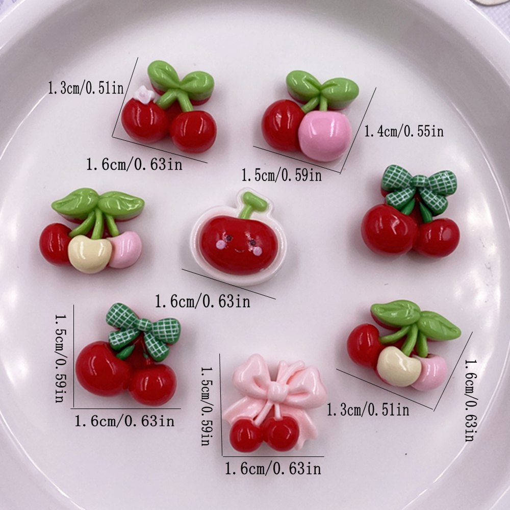 24pcs Colorful Kawaii Cartoon  - Paradise Jewelry & Watches Llc Miami Photos ulasan dan harga