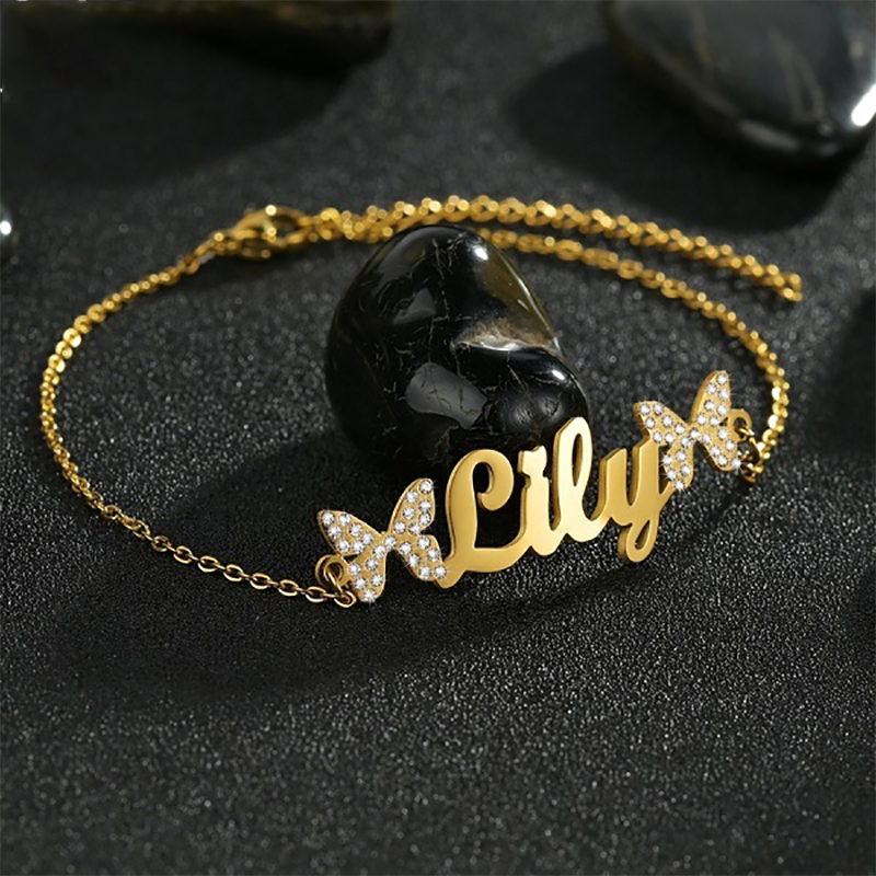 Atoztide Customized Jewelry Se - Engraved Name Necklace ulasan dan harga