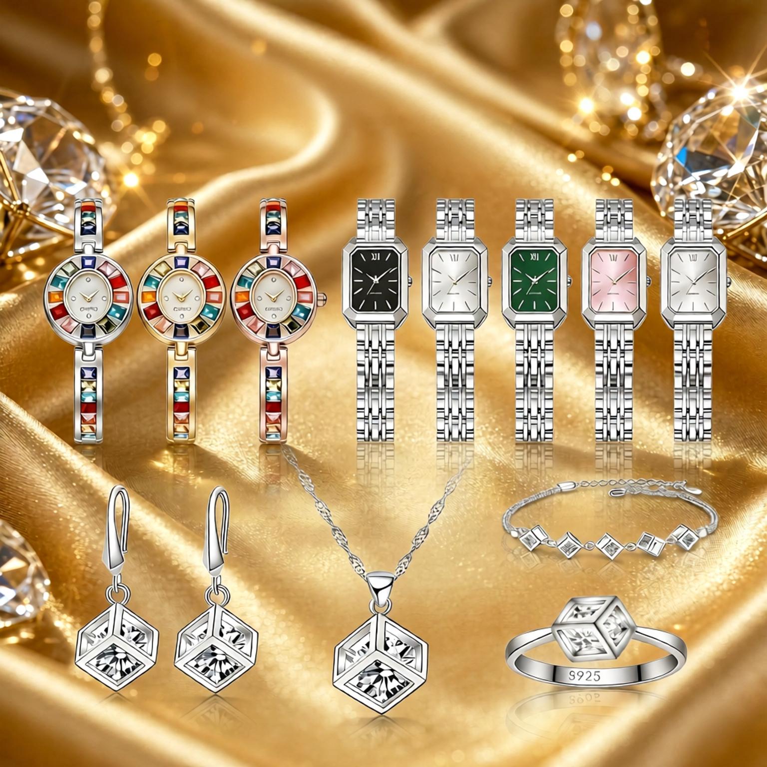 Exquisite 925 Sterling Silver  - Best Jewelry Watches For Women ulasan dan harga