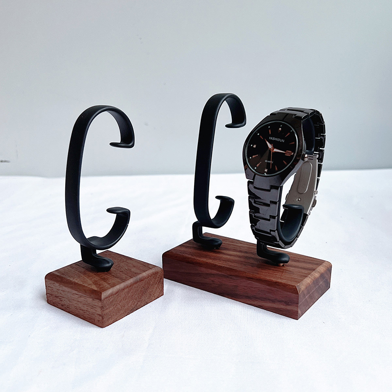 Wooden C‑Shaped Jewelry Displa - Jewelry And Watches Inc ulasan dan harga