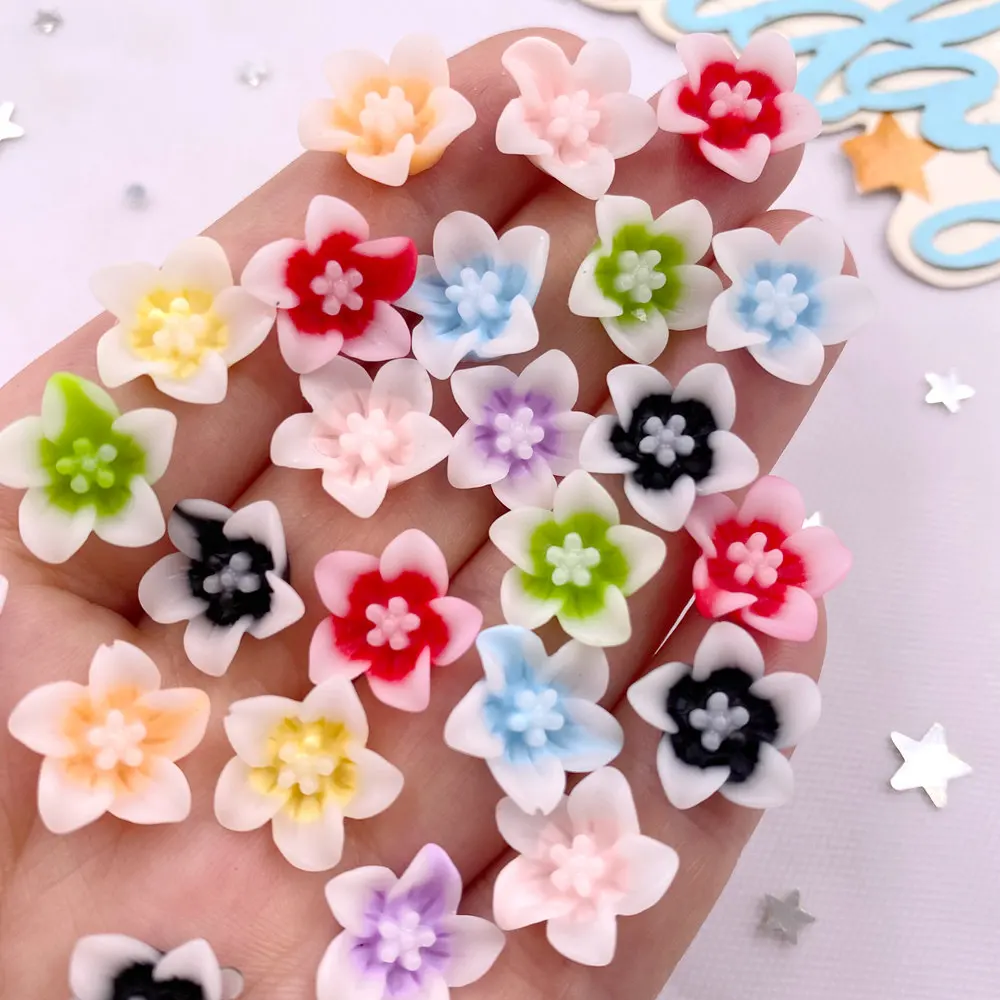 50pcs Resin 13mm Colorful 3D M - Paradise Jewelry & Watches Llc Miami Photos ulasan dan harga