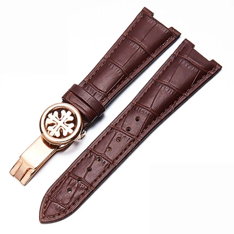 Leather Watch strap compatible - Patek Philippe Watch Nautilus ulasan dan harga