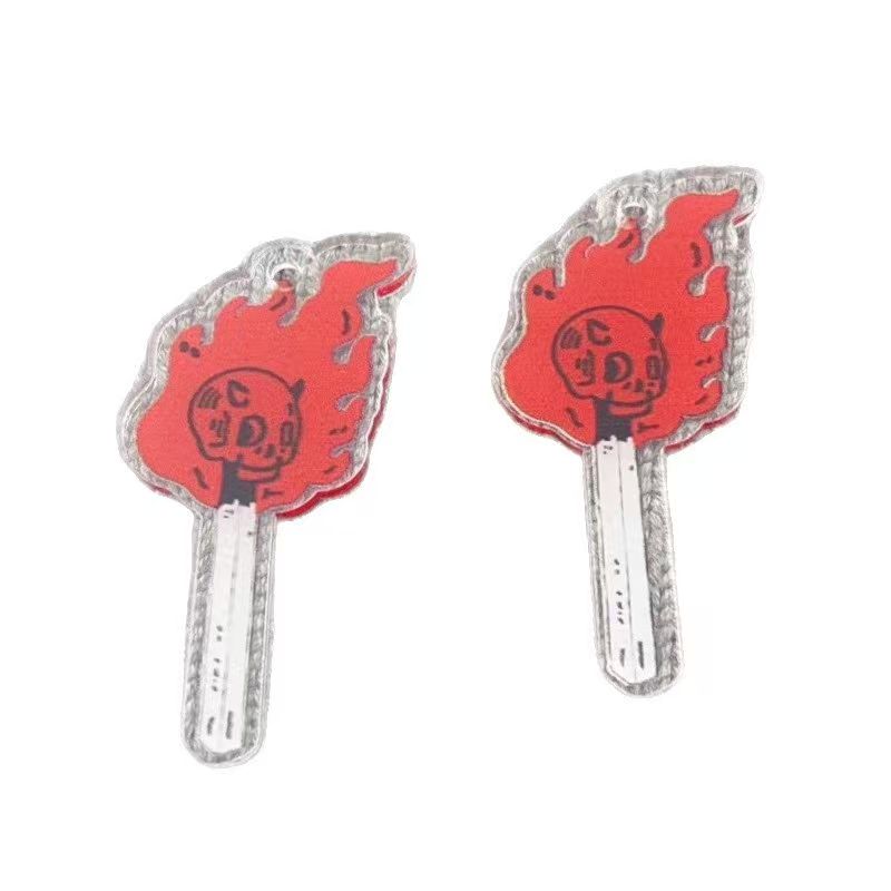 10pcs acrylic skull pendant, D - Jewelry & Watches Store ulasan dan harga