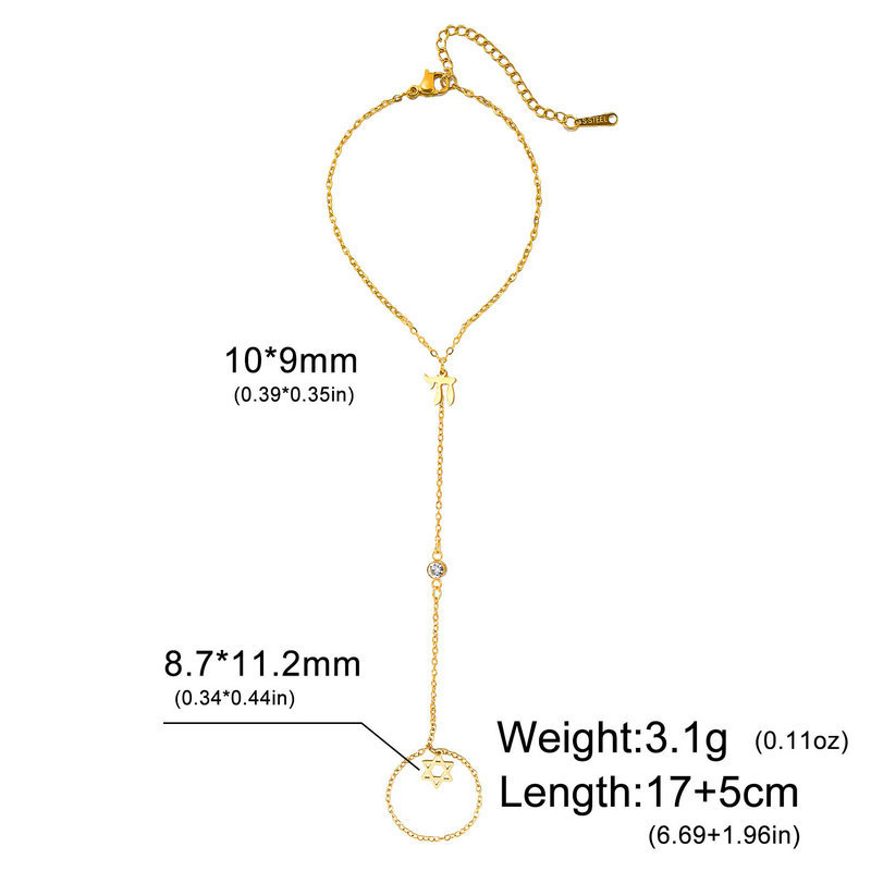 Jewish Star of David Hebrew Le - Jewelry & Watches Store ulasan dan harga