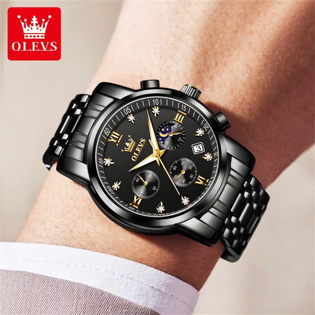 OLEVS Popular men's watches st - Jewelry Style Watches ulasan dan harga