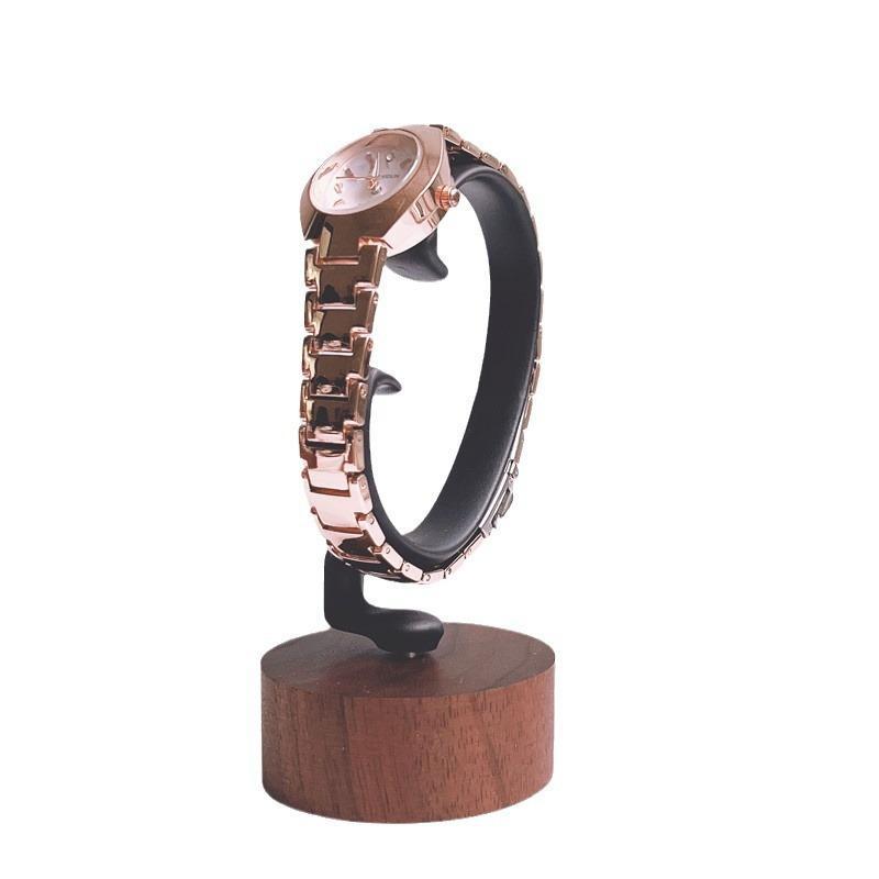 Wooden C-Shaped Watch Holder J - Jewelry And Watches Inc ulasan dan harga