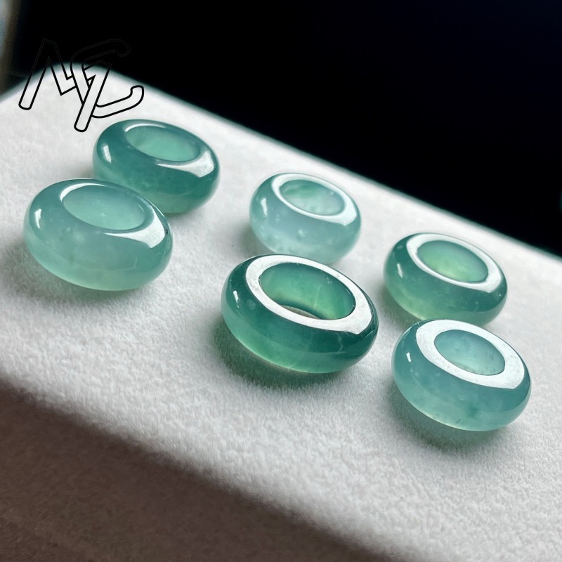 Natural Emerald Blue Water Luc - Jewelry & Watches Store ulasan dan harga