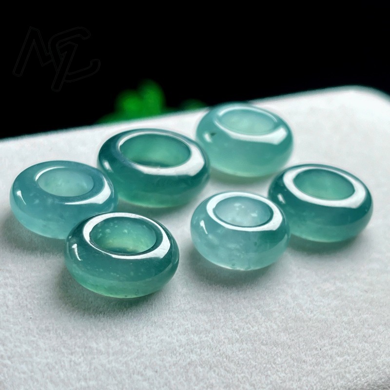 Natural Emerald Blue Water Luc - Jewelry & Watches Store ulasan dan harga
