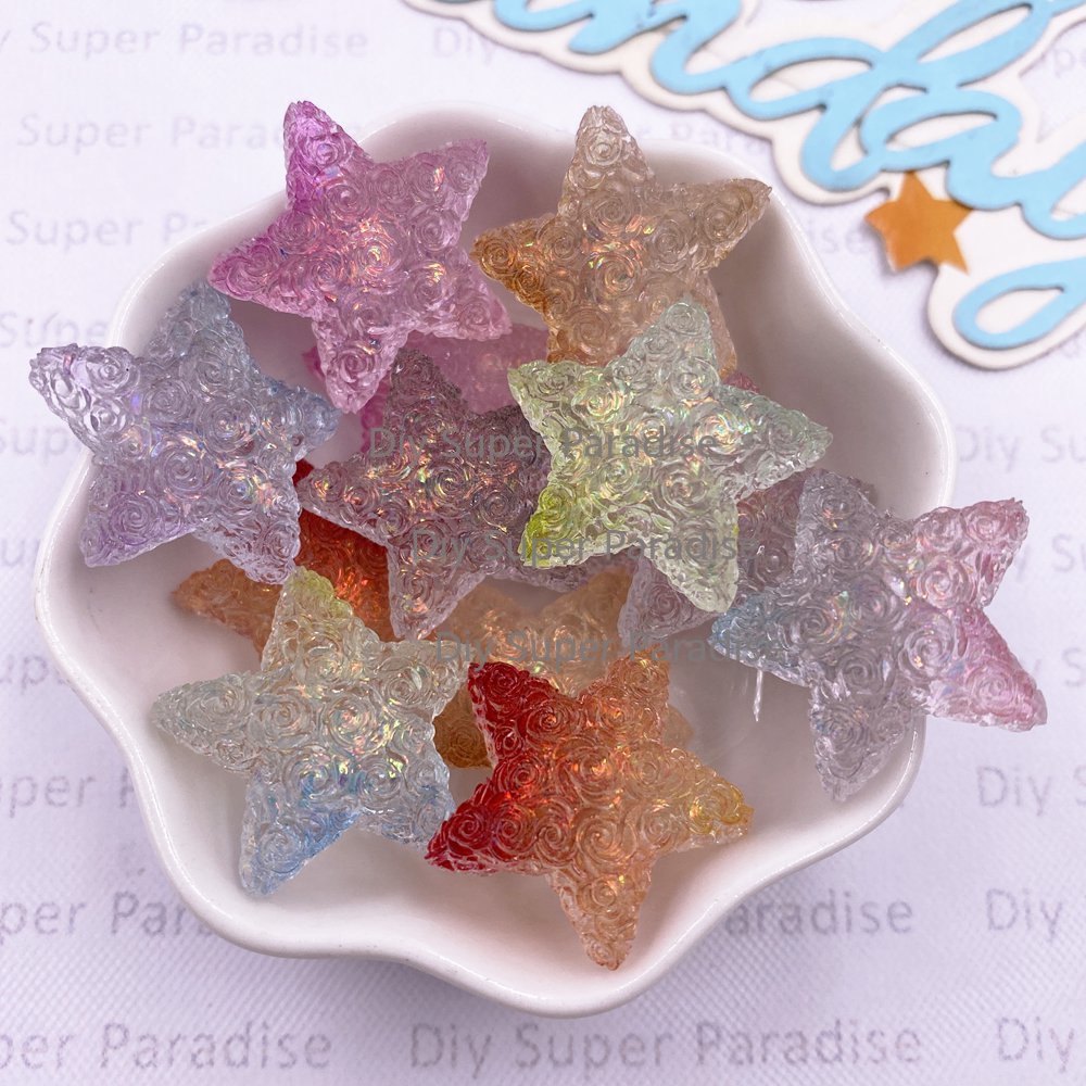10PCS Resin Clear Candy Color  - Paradise Jewelry & Watches Llc Miami Photos ulasan dan harga