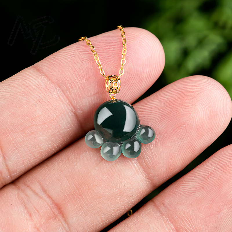 Natural Real Emerald Blue Wate - Jewelry & Watches Store ulasan dan harga