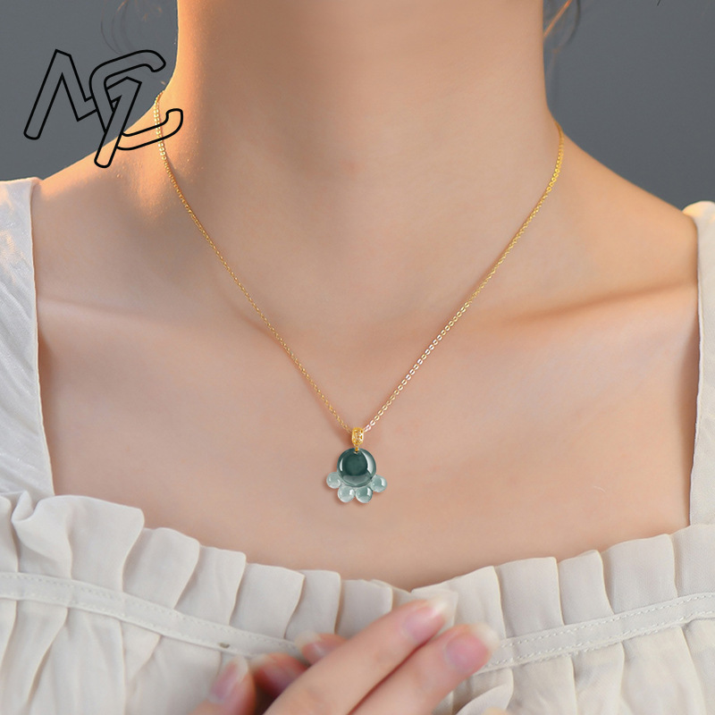 Natural Real Emerald Blue Wate - Jewelry & Watches Store ulasan dan harga