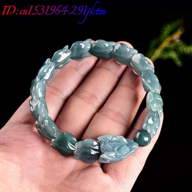 Blue Burmese Jadeite Dragon Br - Jewelry & Watches Store ulasan dan harga