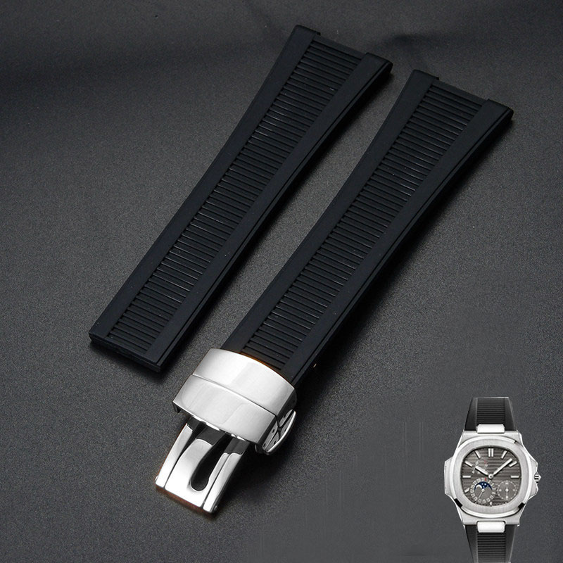 Silicone Watch Strap For Patek - Patek Philippe Watch Nautilus ulasan dan harga
