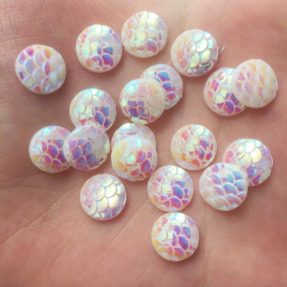 Shiny 100Pcs AB Resin 10mm Rou - Paradise Jewelry & Watches Llc Miami Photos ulasan dan harga