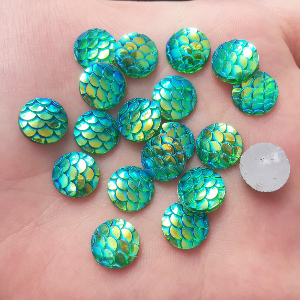 Shiny 100Pcs AB Resin 10mm Rou - Paradise Jewelry & Watches Llc Miami Photos ulasan dan harga